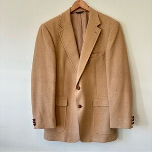 Vintage Botany 500 Camel Hair Tan Men's  2 Button Blazer